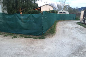 Construction d'un Muret et pose d'une clôture en PVC